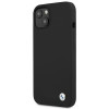 BMW BMHCP13SSILBK Apple iPhone 13 mini hardcase Silicone Signature, must
