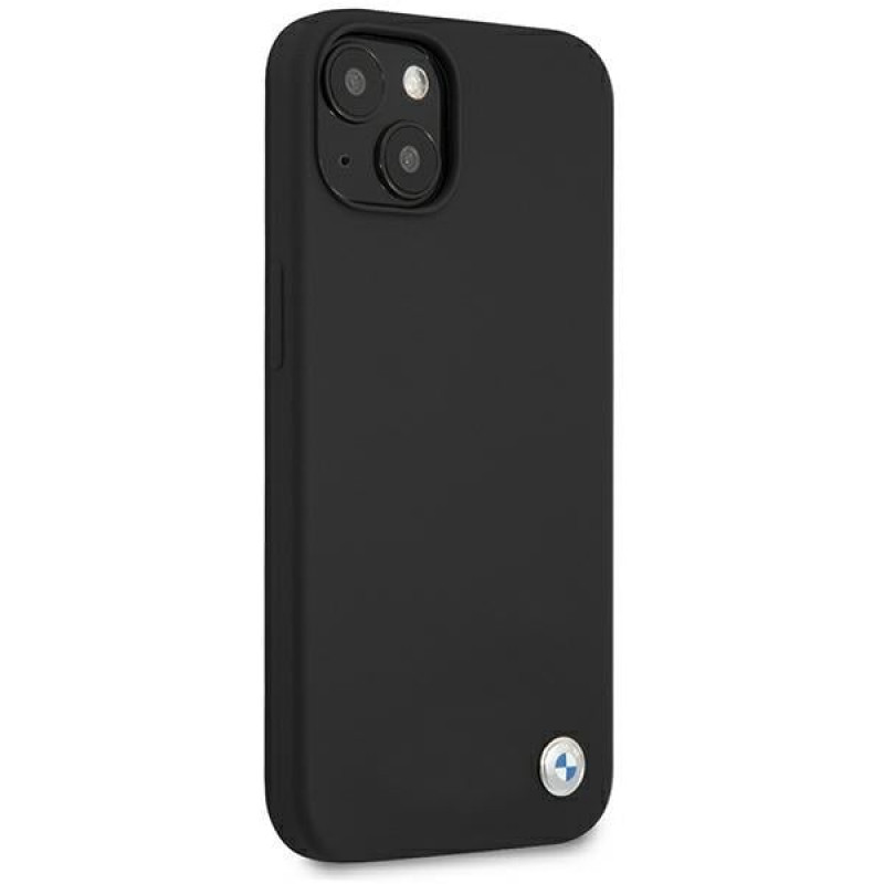 BMW BMHCP13SSILBK Apple iPhone 13 mini hardcase Silicone Signature, must