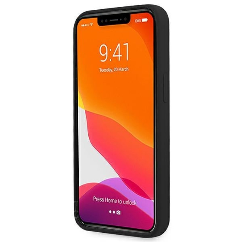 BMW BMHCP13SSILBK Apple iPhone 13 mini hardcase Silicone Signature, must
