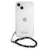 Guess GUHCP13SKPSBK Apple iPhone 13 mini hardcase Black Pearl, läbipaistev