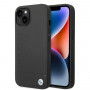 BMW BMHMP14SSLLBK Apple iPhone 14 kõvakate, Signature Logo Imprint MagSafe, must