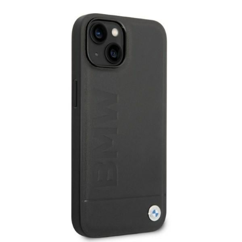 BMW BMHMP14SSLLBK Apple iPhone 14 kõvakate, Signature Logo Imprint MagSafe, must