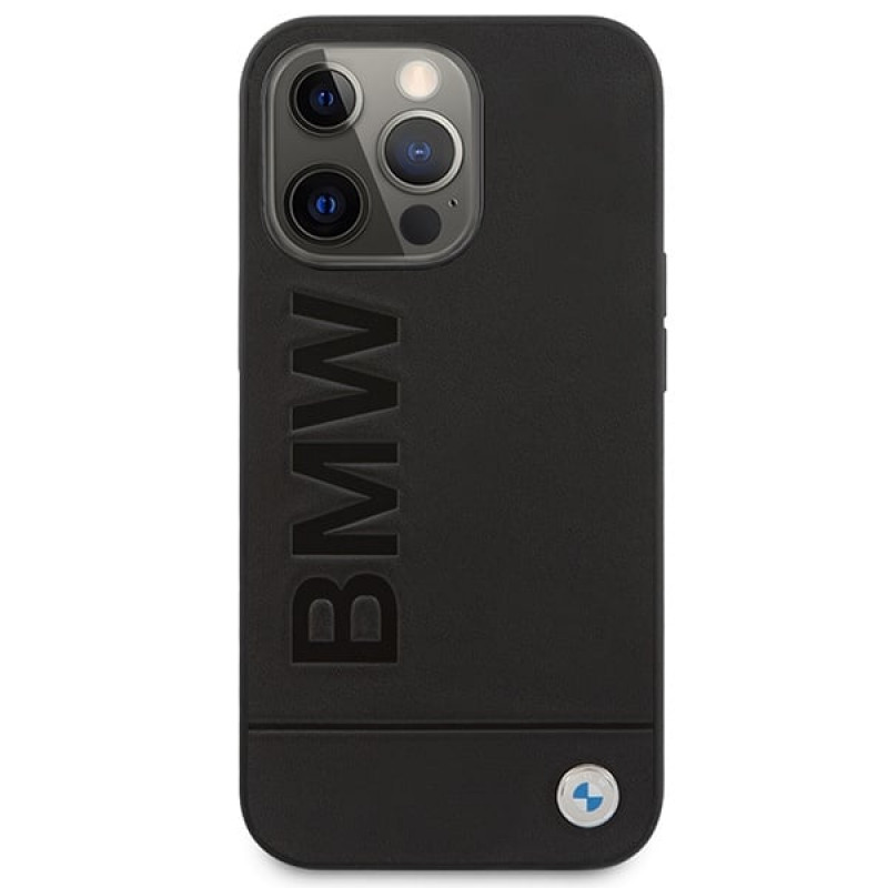 BMW BMHMP14LSLLBK Apple iPhone 14 Pro kõvakate, Signature Logo Imprint MagSafe, must