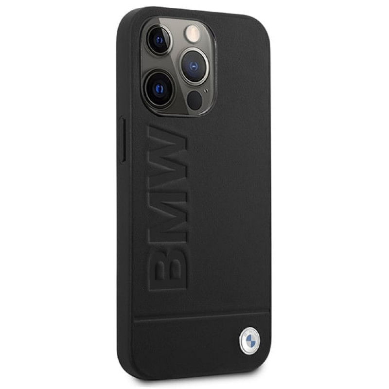 BMW BMHMP14LSLLBK Apple iPhone 14 Pro kõvakate, Signature Logo Imprint MagSafe, must