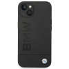 BMW BMHMP14MSLBLBK Apple iPhone 14 Plus / 15 Plus kõvakate, Silicone Signature Logo MagSafe, must