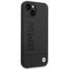 BMW BMHMP14MSLBLBK Apple iPhone 14 Plus / 15 Plus kõvakate, Silicone Signature Logo MagSafe, must