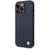 BMW BMHMP14XSILNA Apple iPhone 14 Pro Max ümbris, Silicone Metal Logo MagSafe, navy