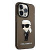 Karl Lagerfeld KLHCP14XHNIKTCK Apple iPhone 14 Pro Maxi kõvakate, Ikonik Karl, must
