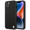 BMW BMHCP14MSLLBK Apple iPhone 14 Plus / 15 Plus ümbris, Leather Stamp, must
