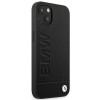 BMW BMHCP14MSLLBK Apple iPhone 14 Plus / 15 Plus ümbris, Leather Stamp, must