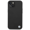 BMW BMHCP14MSILBK Apple iPhone 14 Plus / 15 Plus ümbris, Silicone Metal Logo, must