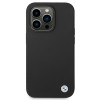 BMW BMHCP14XSILBK Silicone Metal Logo kõvakate Apple iPhone 14 Pro Max 6.7" jaoks, must