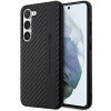 Mercedes-AMG AMHCS23SBLSCA Carbon Stripe & Embossed kõvakate Samsung Galaxy S23 (S911) jaoks, must