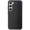 Mercedes-AMG AMHCS23SBLSCA Carbon Stripe & Embossed kõvakate Samsung Galaxy S23 (S911) jaoks, must