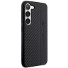 Mercedes-AMG AMHCS23SBLSCA Carbon Stripe & Embossed kõvakate Samsung Galaxy S23 (S911) jaoks, must