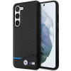 BMW BMHCS23M22NBCK Leather Carbon kõvakate Samsung Galaxy S23+ (S916) jaoks, must