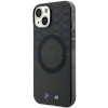 BMW BMHMP14SHGPK Pattern MagSafe kõvakate Apple iPhone 14-le, hall