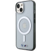 BMW BMHMP14MHCRS Silver Ring MagSafe kõvakate Apple iPhone 14 Plus / 15 Plus, läbipaistev