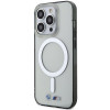 BMW BMHMP14LHCRS Silver Ring MagSafe kõvakate Apple iPhone 14 Pro-le, läbipaistev