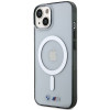 BMW BMHMP14SHCRS Silver Ring MagSafe kõvakate Apple iPhone 14 jaoks, läbipaistev