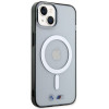 BMW BMHMP14SHCRS Silver Ring MagSafe kõvakate Apple iPhone 14 jaoks, läbipaistev