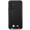 BMW BMHCSA5422PTDK Leather Stamp Tricolor kõvakate Samsung Galaxy A54 (A546) jaoks, must