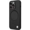 BMW BMHMP14XSILBK2 Signature Liquid Silicone MagSafe ümbris Apple iPhone 14 Pro Max-le, must