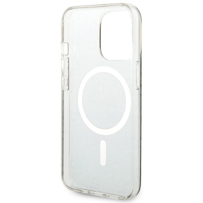 Guess GUHMP13LH4STW 4G MagSafe kõvakate Apple iPhone 13 Pro-le, pruun