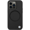 BMW BMHMP14LSILBK2 Signature Liquid Silicone MagSafe ümbris Apple iPhone 14 Pro jaoks, must