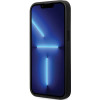 BMW BMHCP13X22NBCK Leather Carbon kõvakate Apple iPhone 13 Pro Max-le, must