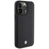 BMW BMHCP15X22RFGK Leather Diamond Pattern kott Apple iPhone 15 Pro Maxile, must