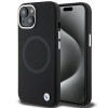 BMW BMHMP15SSILBK2 Signature Liquid Silicone MagSafe ümbris Apple iPhone 15-le, must