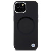 BMW BMHMP15SSILBK2 Signature Liquid Silicone MagSafe ümbris Apple iPhone 15-le, must