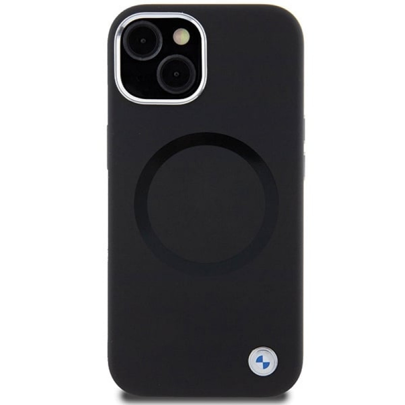 BMW BMHMP15SSILBK2 Signature Liquid Silicone MagSafe ümbris Apple iPhone 15-le, must