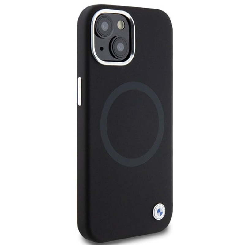 BMW BMHMP15SSILBK2 Signature Liquid Silicone MagSafe ümbris Apple iPhone 15-le, must