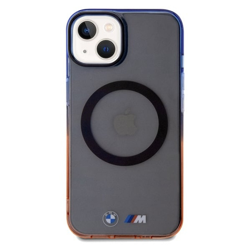 BMW BMHMP15MHTGE Gradient Bumper MagSafe kõvakate Apple iPhone 15 Plus / 14 Plus, hall