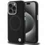 BMW BMHMP15XSILBK2 Signature Liquid Silicone MagSafe ümbris Apple iPhone 15 Pro Max-le, must