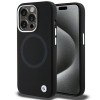 BMW BMHMP15XSILBK2 Signature Liquid Silicone MagSafe ümbris Apple iPhone 15 Pro Max-le, must