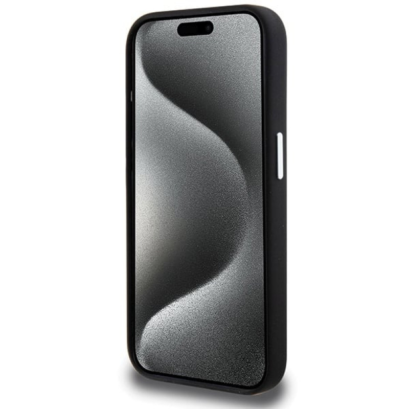 BMW BMHMP15XSILBK2 Signature Liquid Silicone MagSafe ümbris Apple iPhone 15 Pro Max-le, must