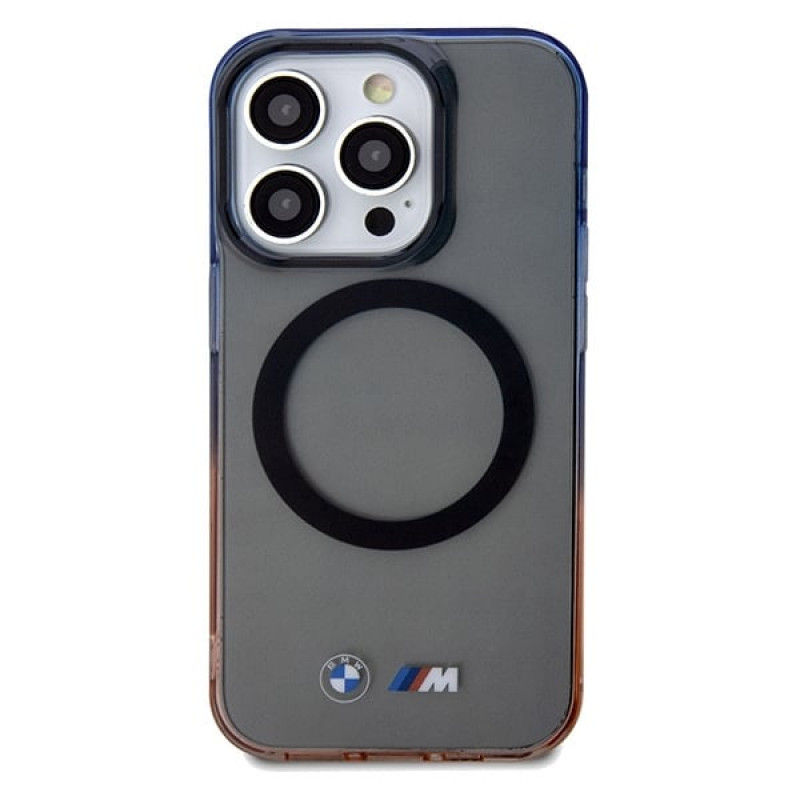 BMW BMHMP15XHTGE Gradient Bumper MagSafe kõvakate Apple iPhone 15 Pro Max-le, hall