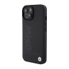 BMW BMHMP15SSLLBK Signature Logo Imprint MagSafe kõvakate Apple iPhone 15-le, must