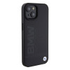 BMW BMHMP15SSLLBK Signature Logo Imprint MagSafe kõvakate Apple iPhone 15-le, must
