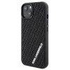 Karl Lagerfeld KLHCP15S3DMKRLK 3D Rubber Multi Logoõhukõva ümbris Apple iPhone 15 jaoks, must