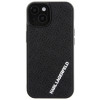 Karl Lagerfeld KLHCP15S3DMKRLK 3D Rubber Multi Logoõhukõva ümbris Apple iPhone 15 jaoks, must