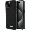 Karl Lagerfeld KLHCP15SPQKPMK Quilted K Pattern kõvakate Apple iPhone 15-le, must