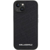 Karl Lagerfeld KLHCP15SPQKPMK Quilted K Pattern kõvakate Apple iPhone 15-le, must