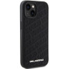 Karl Lagerfeld KLHCP15SPQKPMK Quilted K Pattern kõvakate Apple iPhone 15-le, must