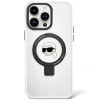Karl Lagerfeld KLHMP15LHMRSKHH Ring Stand Karl Head MagSafe kõvakate Apple iPhone 15 Pro jaoks