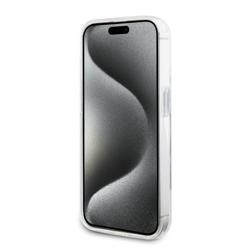 Karl Lagerfeld KLHMP15LHMRSKHH Ring Stand Karl Head MagSafe kõvakate Apple iPhone 15 Pro jaoks