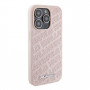 Karl Lagerfeld KLHCP15XPQKPMP Quilted K Pattern kõvakate Apple iPhone 15 Pro Max-le, roosa
